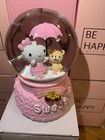 Hello Kitty Snow Globe Music Box With Night Light h 12cm 
