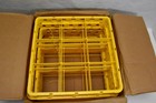 Carlisle Re9c04 Opticlean 9 Compartment Nsf Glass Rack Extenders Yellow Lot Of 6