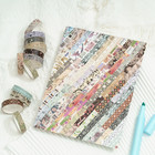 Vintage Washi Tape Pack 50 Rolls Retro Printed Masking Tape Antique Patterns    