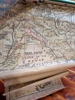 Rare Antique Bible School Maps Set Of 7 On Muslin