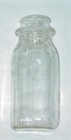 Vintage Embossed Quality Dairy Half Pint Milk Bottle 