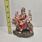 India Goddess Durga Idol Figurine Small Hindu Idols Durga On Tiger Statue New
