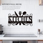 Metal Rustic Kitchen Decor Signs Decoraions For Wall  Country Farmhouse Black 