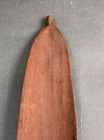 Small Australian Aboriginal Central Desert Carved Woomera W Ochre Rubbed Surface