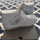 Ugg Neumel Snapback Metal Grey Chukka Suede Ankle Shoes Boots Size Us 8 Mens