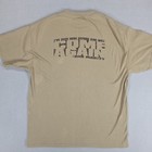 Vintage Bob Marley Shirt Mens Large Beige Two Sided Graphic Spellout Y2k Merch