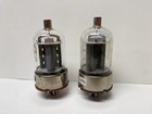  2  Tested 6146 Pair Rca Vacuum Tube Lot Vintage Radio