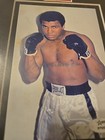 Vntg  Signed Muhammad Ali 5x7 Mounted To 8x10 Frame With Coa  4 4