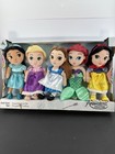 Disney Store Disney Animators  Collection Plush Doll Gift Set - New 5 Plush