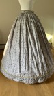 Civil War Reenactment Or Victorian Era Hoop Skirt  28 Inch Waist 44 Inch Length 