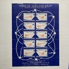 1962 Asda Natl  Stamp Show Space Cinderella Poster Stamp Sheets Nov 16-18  1962