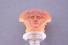 Versace Rosenthal Amber Crystal Medusa Bottle Stopper - Mint