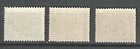 Gb Sg434a 436a Kgv 1929 Puc  Watermark Sideways  Set Of 3  Unmounted Mint
