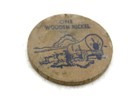 Cooperstown Centennial 100th Anniversary Wooden Nickel Blue Lettering