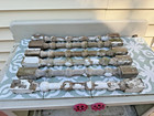 Architectural Salvage 16 Ball Stick Antique Wooden Spindle Balusters  1890s
