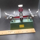 Vintage Mid Century Small Gold Balance Scale Hr 40-465 Display Piece Read