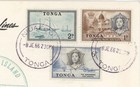 1966 Tonga Niuafoou Island    tin Can Mail    Cover     Matson Lines Canoe Mail Cancel