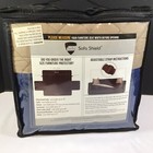 Sofa Shield Couch Cover Furniture Protector With Straps Navy Blue Tan Sand 78 