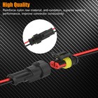 5 Pairs Car Waterproof Electrical Wire Cable Automotive Connector 2pin Way Plug