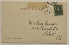 V Virginia State Girl Seal Tobacco Flower Early 1900s Antique Postcard