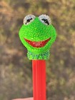 Pez Dispenser - Kermit The Frog Hand Jeweled With Glass Crystals  Muppet Bling
