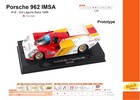 Slot It  dyson  Porsche 962 Imsa - 1986 Laguna Seca 1 32 Scale Slot Car Ca25g