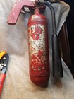Vintage Wwii Era Pistol Grip Co2 Fire Extinguisher Empty