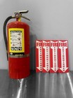 Fire Extinguisher Signs 4 Pack  80 Mil Thick Plastic For Business   Office Use