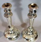 Pair Of English Late Georgian Old Sheffield Silverplate 12  Candlesticks C  1830