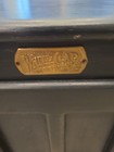 White Clad Ice Box Cabinet Simmons Hardware Co  Oak   Brass Black Vintage 