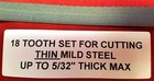 35-3 8  X 18 Tpi Milwaukee 48-39-0548 Compact Band Saw Blade Lot Of 50