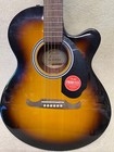 Fender Fa-135ce Concert V2 Acoustic Guitar  Walnut Fb  Sunburst New Condition 