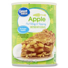  4 Pack  Great Value No Sugar Added Apple Pie Filling   Topping  20 Oz