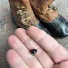 Antique  High Leather Shoes Boots Button Down Scalloped Top Child doll