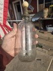 Antique 1920s Listerine Mouthwash Selter Pump Glass Bottle Pharmacal Company