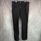 Levis 511 Slim Fit Black Jeans Mens Modern Denim Pants Read Sizing Note