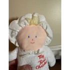 Vintage Eden My First Christmas Plush Baby Doll White Terry Cloth Ruffle 9 