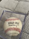 Steve Carlton Signed Rawlings Official National League Baseball Phillies W cube