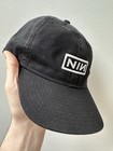 Nine Inch Nails Nin 2025 Official Peel It Back Tour Merch Black Strapback Hat