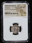 Sanatruces Ar Drachm Silver Parthian Kingdom Coin 116 Ad     Ngc Ch Vf