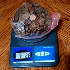 14  Lbs Pre-1982 Copper Pennies 95  Copper Lincoln Cents Unsearched