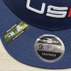 New Era Blue Golf Snapback Hat Polyester Osfm Usa Ryder Cup 2020 Adjustable