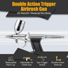 Airbrush Kit  Air Brush Painting Set  Double Action Trigger Airbrush Gun With 0 