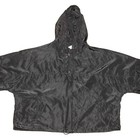 Half Zip Hoodie Crop Jacket  Nylon Windbreaker  Front Pocket  Woman Size Xxxl