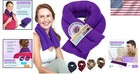 Multi-purpose Ergonomic Microwave Neck Wrap - Hot   Cold Relief With Lavender