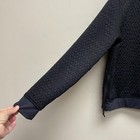 Ivivva Lululemon Girl Gray Black Quilted Reversible Pullover Side Zip Sweatshirt
