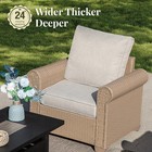 Outdoor Furniture Wicker Furniture Patio Conversation Set Rattan Patio Furniture