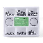 100pcs Dental Matrix Bands Sectional Contoured Metal Douban Matrices Wedges Ring