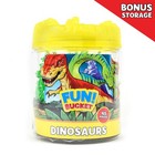 Prehistoric Dinosaur Playset     45 Assorted Plastic Animal Figures Pieces Toy