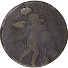 1862 Mexico 1 4 Real Quartilla   Circulated